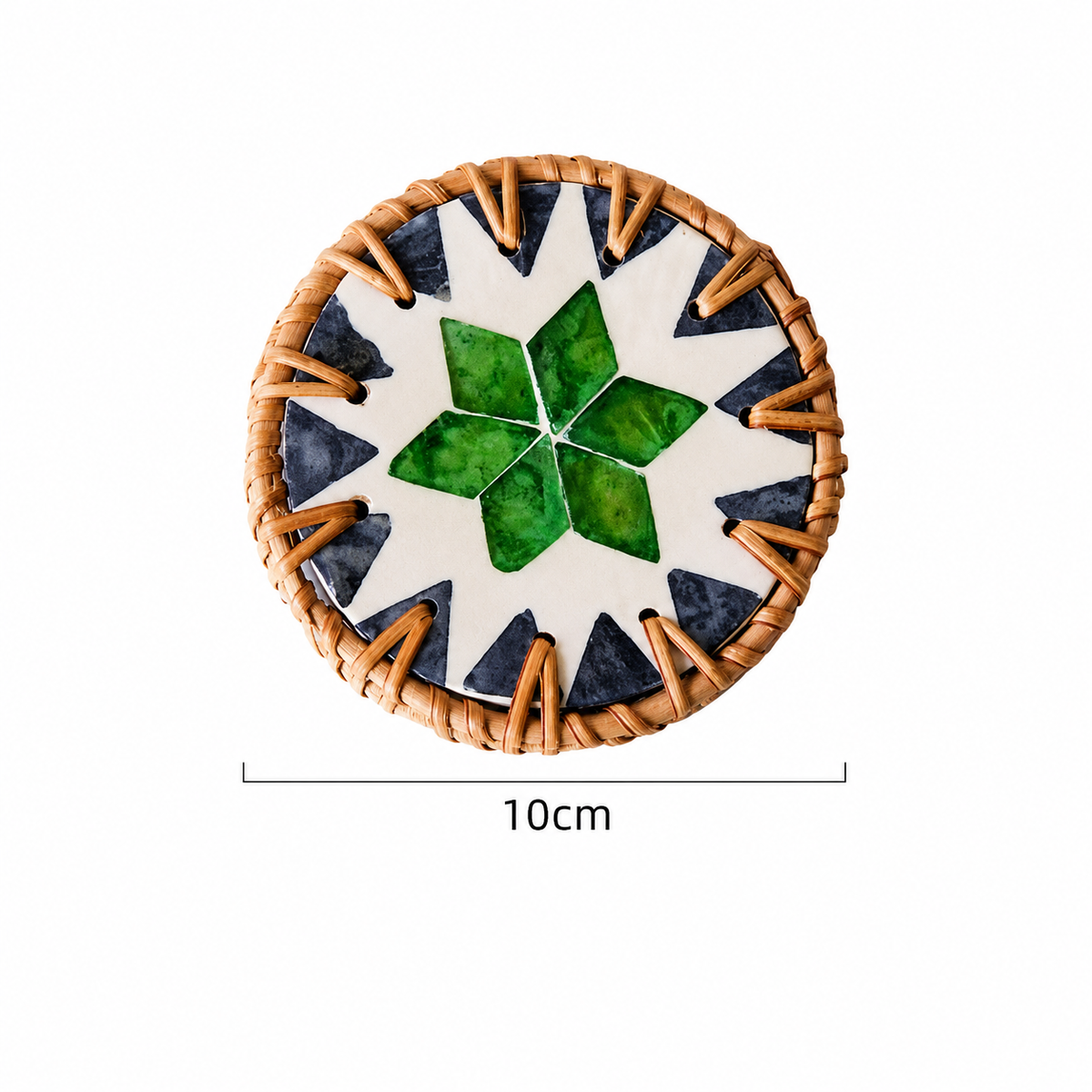 Rattan Ceramic Coaster and Heat Pad