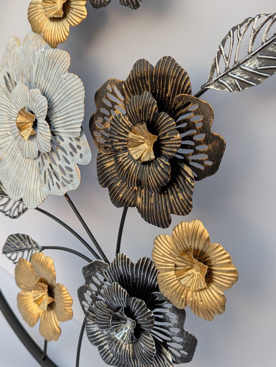 Luxury 3D Iron Wall Art  | Modern Living Room Statement Piece