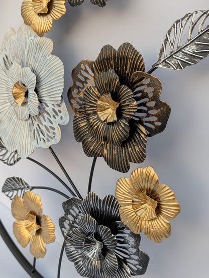 Luxury 3D Iron Wall Art  | Modern Living Room Statement Piece