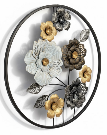 Luxury 3D Iron Wall Art  | Modern Living Room Statement Piece