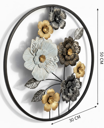 Luxury 3D Iron Wall Art  | Modern Living Room Statement Piece